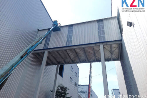 Thi Công Cầu Nối Nhà Xưởng Công Ty BW Nhơn Trạch Đồng Nai